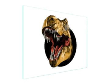 shumee STEKLENA DESKA ZA REZANJE 52x40 DINOZAVER