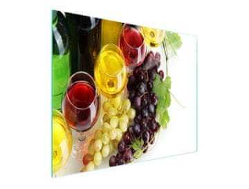 shumee STEKLENA REZALNA DESKA 52x30 VINO