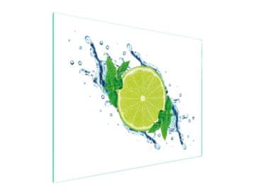 shumee STEKLENA DESKA ZA REZANJE 52x40 LIME
