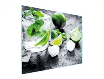 shumee STEKLENA DESKA ZA REZANJE 52x40 LIME