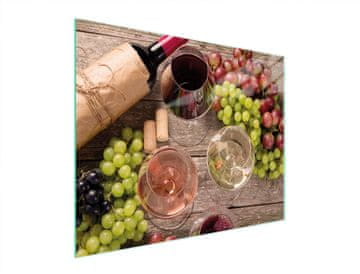 shumee STEKLENA REZALNA DESKA 52x40 VINO