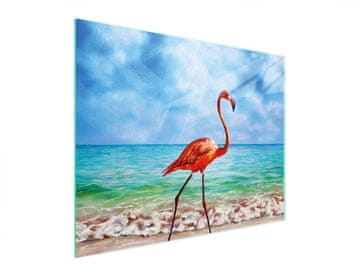 shumee STEKLENA DESKA ZA REZANJE 52x40 FLAMINGO