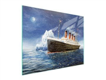 shumee STEKLENA DESKA ZA REZANJE 52x40 TITANIC