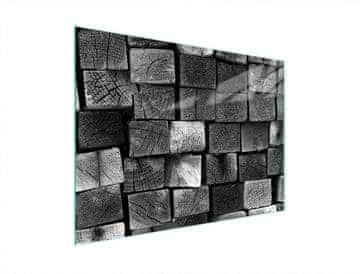 shumee STEKLENA REZALNA DESKA 40x30 LESENA
