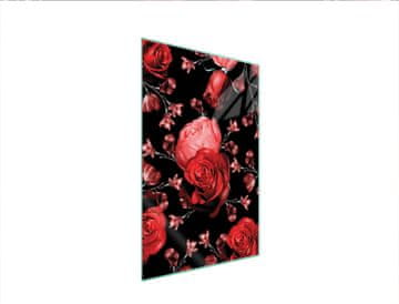 shumee STEKLENA DESKA ZA REZANJE 35x52 VRTNICE