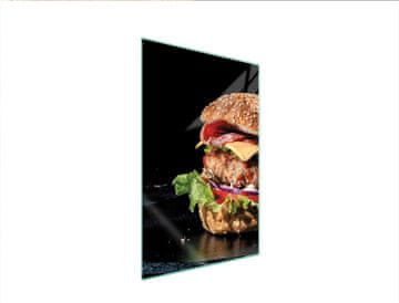 shumee STEKLENA DESKA ZA REZANJE 35x52 ZA HAMBURGERJE