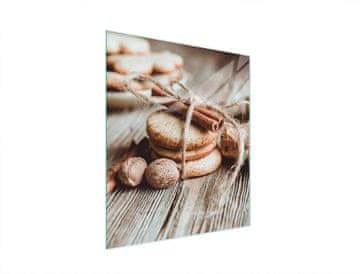 shumee STEKLENA DESKA ZA REZANJE 45x52 CIMET