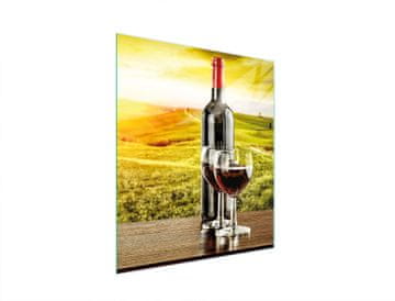 shumee STEKLENA REZALNA DESKA 45x52 VINO