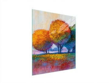 shumee STEKLENA REZALNA DESKA 45x52 DREVO