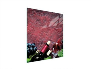 shumee STEKLENA REZALNA DESKA 45x52 VINO