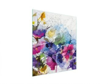 shumee STEKLENA DESKA ZA REZANJE 45x52 CVETJE