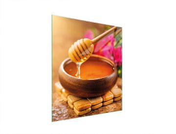 shumee STEKLENA DESKA ZA REZANJE 45x52 MEDENA