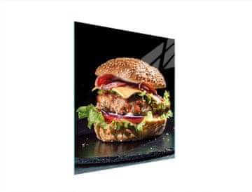 shumee STEKLENA REZALNA DESKA 45x52 ZA HAMBURGERJE