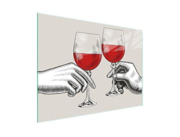 shumee STEKLENA REZALNA DESKA 30x22 VINO