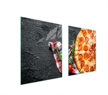 shumee STEKLENA ZAŠČITNA PLOŠČA ZA ŠTEDILNIK 85x52 ZA PIZZO