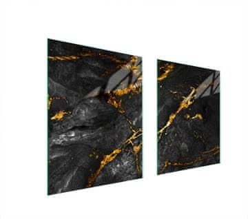 shumee STEKLENA ZAŠČITNA PLOŠČA ZA ŠTEDILNIK 85x52 MARMOR
