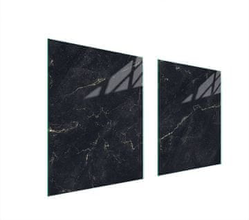 shumee STEKLENA ZAŠČITNA PLOŠČA ZA ŠTEDILNIK 85x52 MARMOR