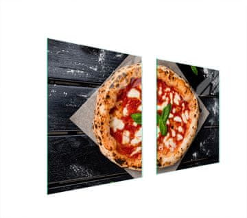 shumee STEKLENA ZAŠČITNA PLOŠČA ZA ŠTEDILNIK 85x52 ZA PIZZO