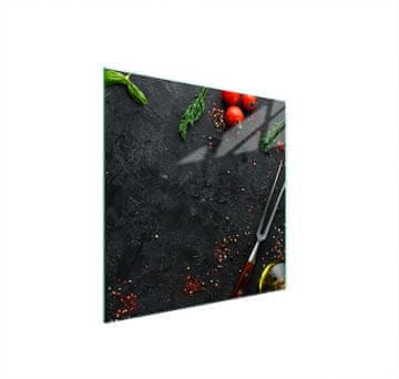 shumee ZAŠČITNA PLOŠČA IZ STEKLA ZA ŠTEDILNIK 50x52 SKRILAVCA