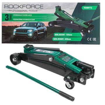 shumee Hidravlična dvigalka 3T žaba 135-420 mm