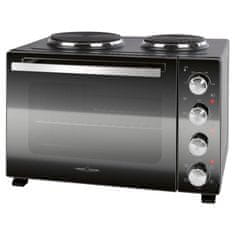 ProfiCook PC-KK1302 4v1 mini pečica z kuhalnima ploščama, 32 L, 1500 W