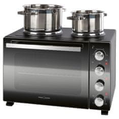 ProfiCook PC-KK1302 4v1 mini pečica z kuhalnima ploščama, 32 L, 1500 W