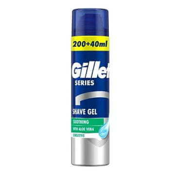 Gillette Gel za britje Series Sensitive (Gel za britje) 240 ml