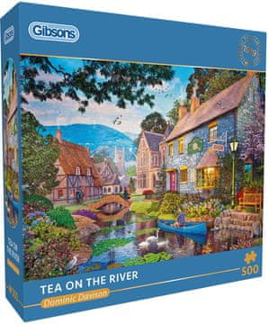 Gibsons Tea on the River Puzzle 500 kosov