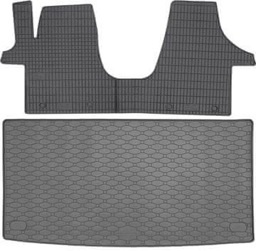 shumee RIGUM 437058 Prtljažnik + GEYER 809/1C Talne preproge - VW T5 VAN 2003-05.2015 (kratke) prostor za noge AV2 spredaj - PROSTO