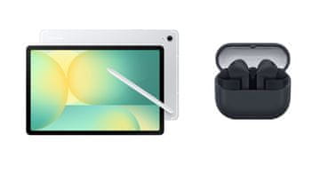 Samsung Galaxy Tab S10 FE tablični računalnik, 8/128GB, Wi-Fi, srebrn + Buds3 FE (SM-X520NZSREUE - 2)