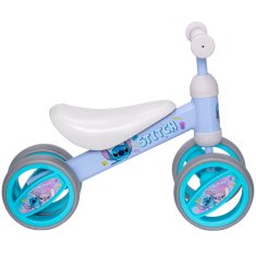 Disney DISNEY Stitch Dekliško štirikolesno kolo brez pedala, lahko, kovinsko, prvo kolo, voziček 1+