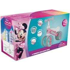 Disney DISNEY Minnie Mouse Dekliško štirikolesno kolo brez pedala, lahko, kovinsko, prvo kolo, voziček 1+