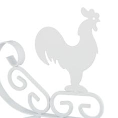 Northix Nosilec za visečo košaro iz železa z motivom petelina