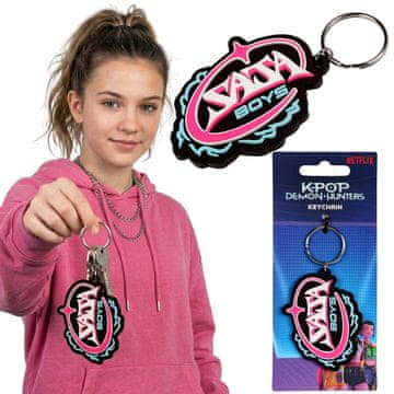 sarcia.eu K-Pop Demon Hunters Saja Boys Ključnik za mlade, obesek, obesek za nahrbtnik