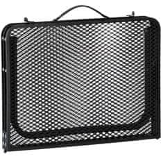 GARDEN LINE Zložljiva potovalna miza, prenosna kamping miza, črna, kompaktna 60x40x26,5cm