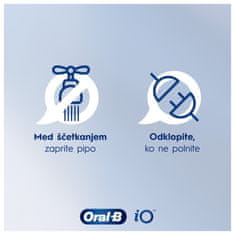 Oral-B iO9 električna zobna ščetka, bela