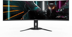 Gigabyte AORUS CO49DQ 49'' OLED DQHD ukrivljen monitor, 5120 x 1440, 0.03ms, 144Hz, zvočniki