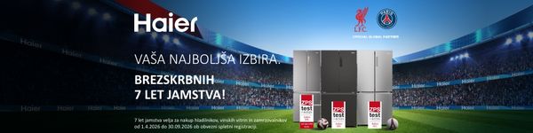 Pridobite podaljšano jamstvo ob registraciji