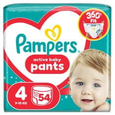 Pampers hlačne plenice Pants 4 Maxi (9-15 kg) Jumbo Pack, 54 kosov