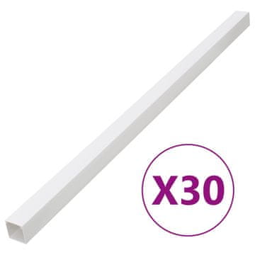 Vidaxl vidaXL Elektroinštalacijski kanal, 100 x 60 mm, 30 m, PVC