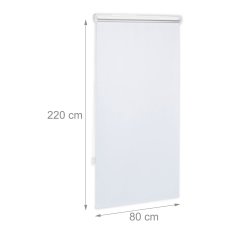 Northix Bela termo roleta dolžine 220 cm – pritrditev s sponkami