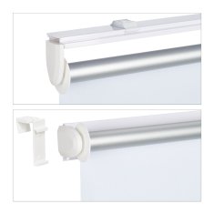 Northix Bela termo roleta dolžine 220 cm – pritrditev s sponkami