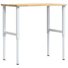 Vidaxl vidaXL Delovna miza, 100x60x(71,5-98) cm, hrastov les