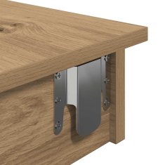 Vidaxl Stenska barska miza artisan hrast 102x45x103,5 cm