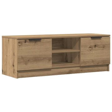 Vidaxl TV omarica artisan hrast 102x35x36,5 cm inženirski les
