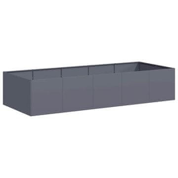Vidaxl Sadilnik antracit 200x80x40 cm Jeklo