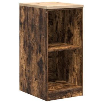 Vidaxl Garažna omara za shranjevanje 40x51x85 cm trdna borovina