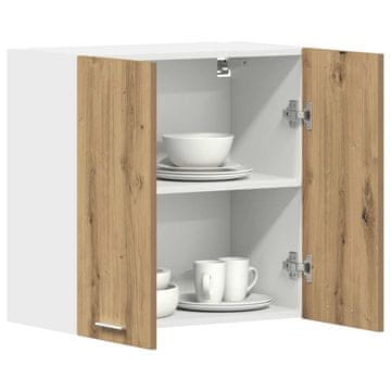 Vidaxl vidaXL Kuhinjska stenska omarica Artisan hrast 60x31x60 cm lepljen les