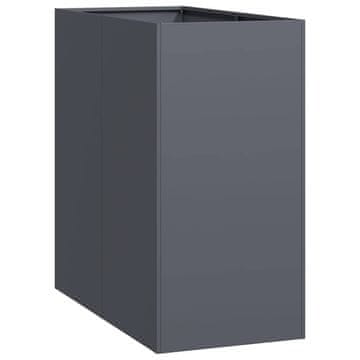 Vidaxl Sadilnik antracit 40x80x80 cm Jeklo