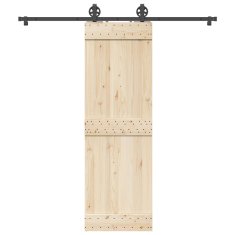 Vidaxl vidaXL Sistem za montažo drsnih vrat, 200 cm, jeklo, črne barve